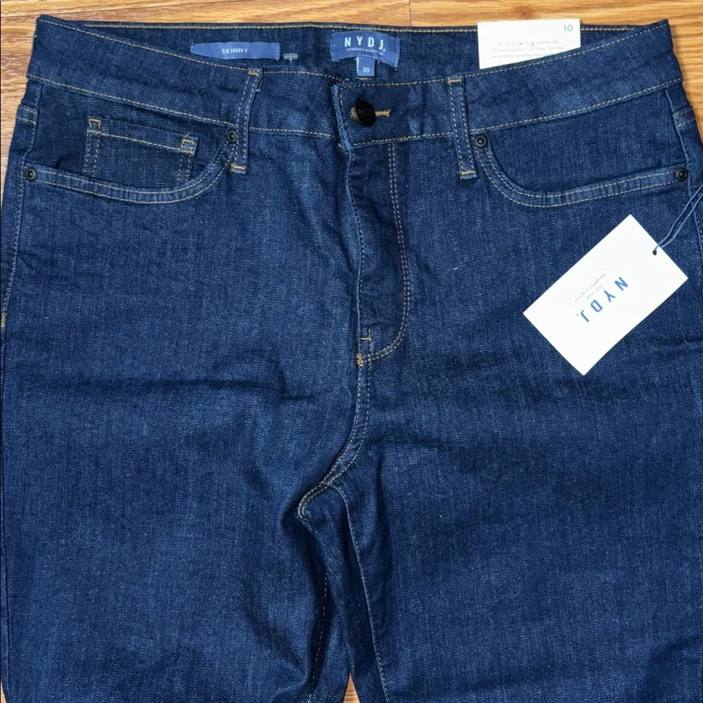 NYDJ Skinny Jeans Blue Lift Tuck Large